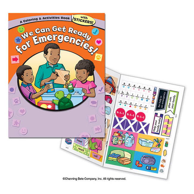 We Can Get Ready For Emergencies! A Coloring & Activity Book