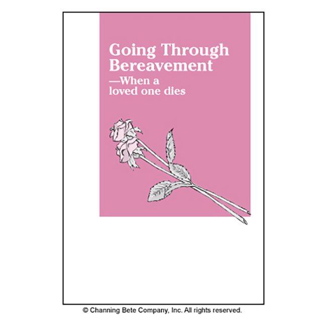 Going Through Bereavement - When A Loved One Dies