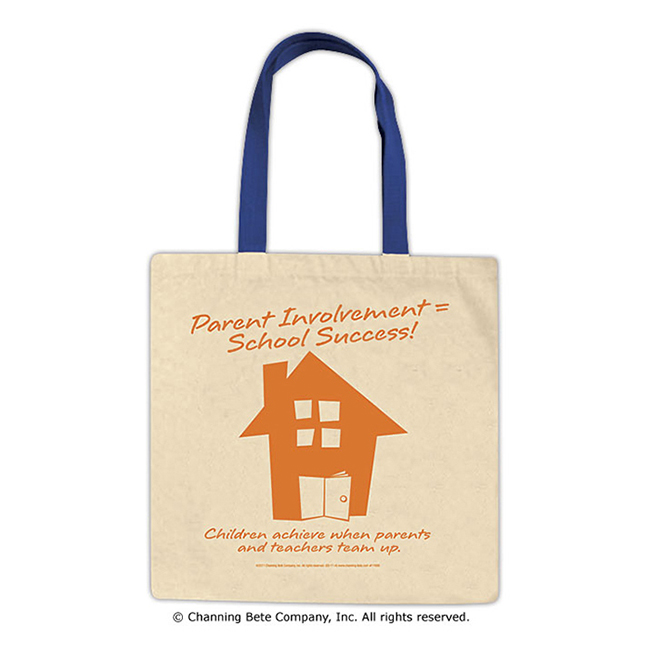 Parent Involvement=School Success! Canvas Bag - Channing Bete