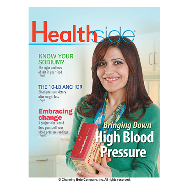 Healthside Magazine - Bringing Down High Blood Pressure