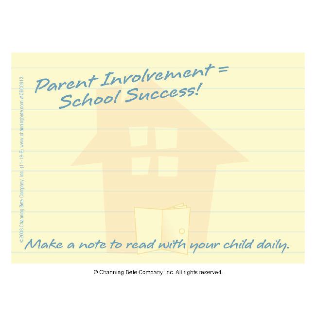 Parent Involvement Sticky Notes