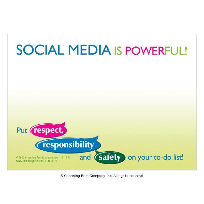 Social Media Is Powerful! Sticky Notes