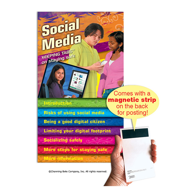 Social Media -- Keeping Tabs® On Staying Safe (with magnet)