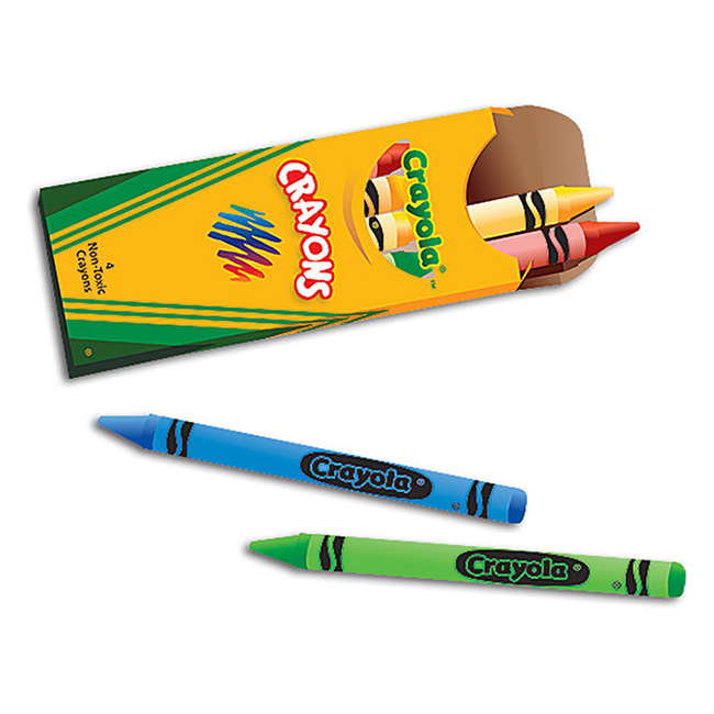 Crayola 4-Pack Cello Crayons in Bulk (360 Packs of 4 Each = 1,440 Crayons in Bulk/Case) - 52-0083 Wholesale