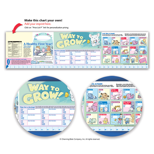 Way To Grow®! Healthy First Year Growth Chart
