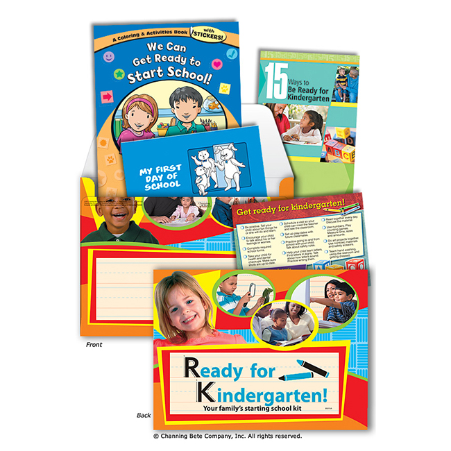 Ready For Kindergarten Your Family S Starting School Kit Channing Bete