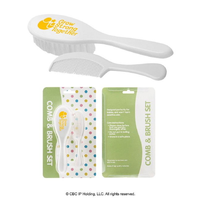 Grow Strong Together Baby Brush & Comb Set