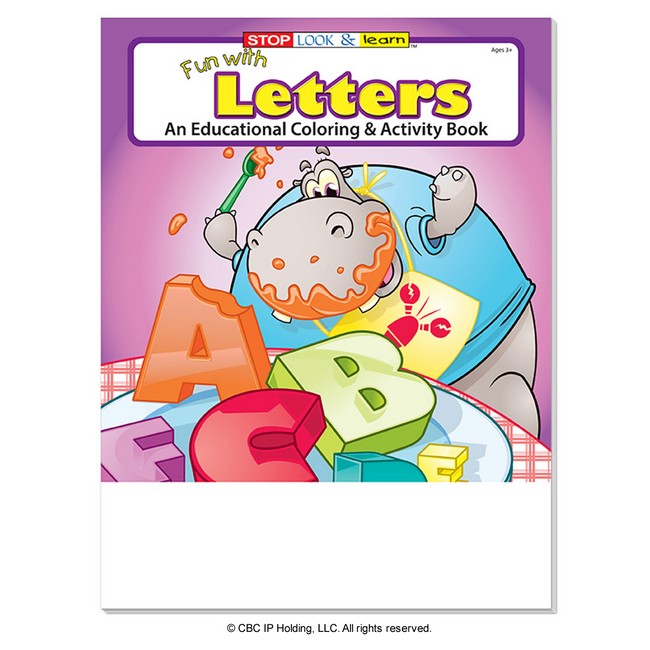 Letters Coloring & Activities -- Imprint With Your Message