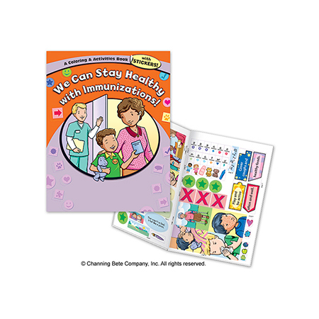 We Can Stay Healthy With Immunizations! A Coloring Book