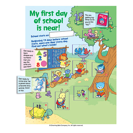 My First Day Of School Is Near! Activity Poster
