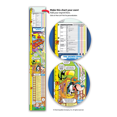 Way To Grow®! An Immunization, Growth & Checkup Chart