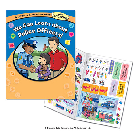 We Can Learn About Police Officers! A Coloring Book