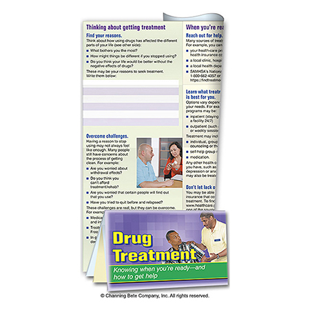 Drug Treatment; A Pocket Minder Card