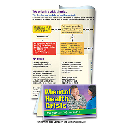 Mental Health Crisis; A Pocket Minder Card