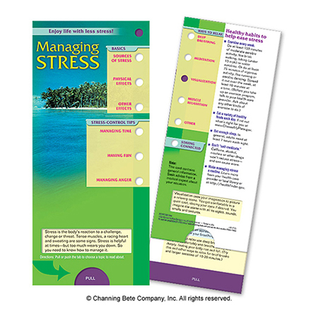 Managing Stress Slide Chart