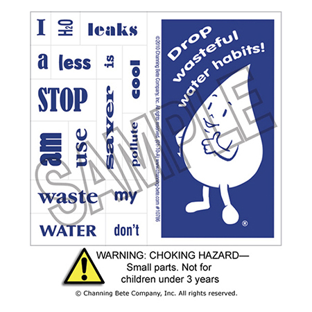 Drop Wasteful Water Habits! Magnet