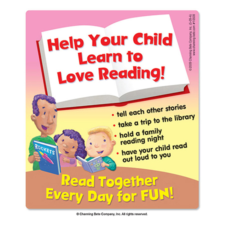 Help Your Child Learn To Love Reading! Magnet