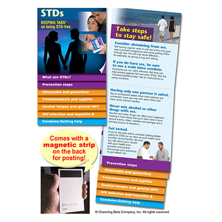 STDs -- Keeping Tabs® On Being STD-Free (with magnet)