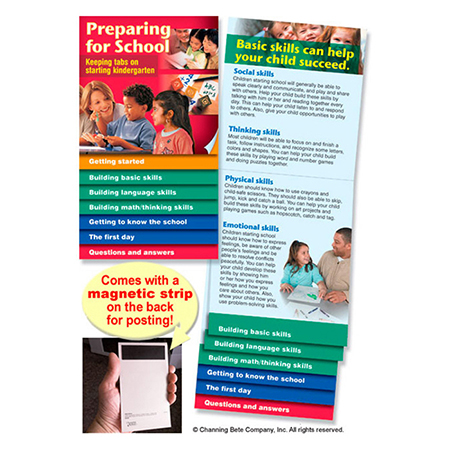 Keeping Tabs® On Starting Kindergarten (with magnet)