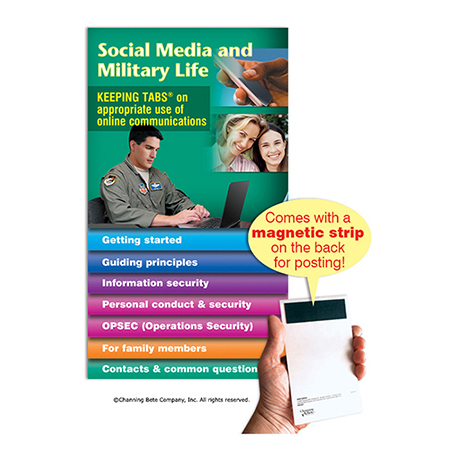 Social Media & Military Life -- Keeping Tabs® (with magnet)
