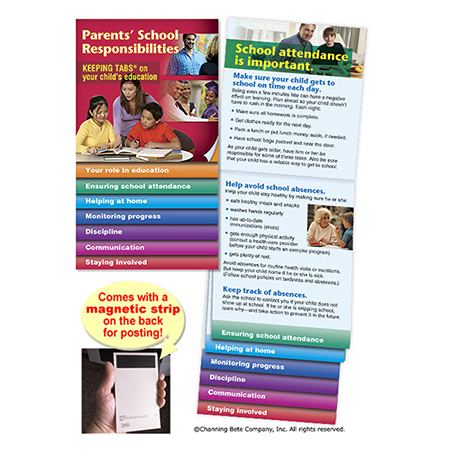 Keeping Tabs® On Your Child's Education (with magnet)
