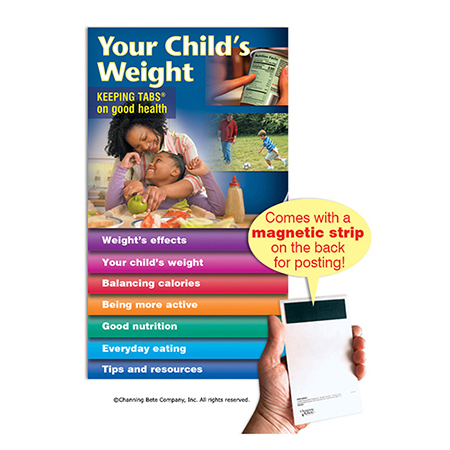 Your Child's Weight -- Keeping Tabs® On Health (with magnet)
