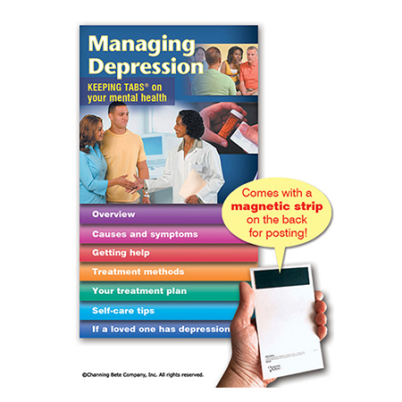 Keeping Tabs® On Managing Depression (with magnet)