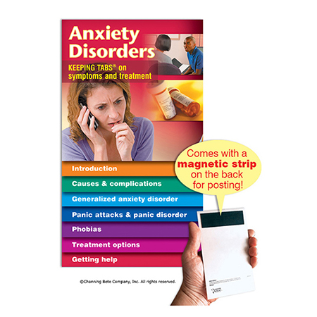 Keeping Tabs® On Anxiety Disorders (with magnet)