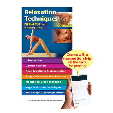 Keeping Tabs® On Relaxation Techniques (with magnet)