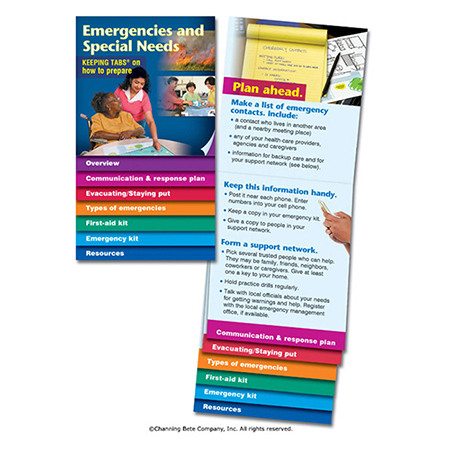 Keeping Tabs® On Emergencies & Special Needs