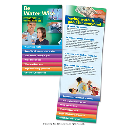 Be Water Wise -- Keeping Tabs® On Efficient Water Use