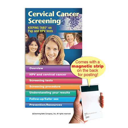 Cervical Cancer Screening -- Keeping Tabs (with magnet)