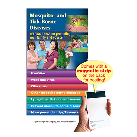 Mosquito-& Tick-Borne Diseases -- Keeping Tabs (with magnet)