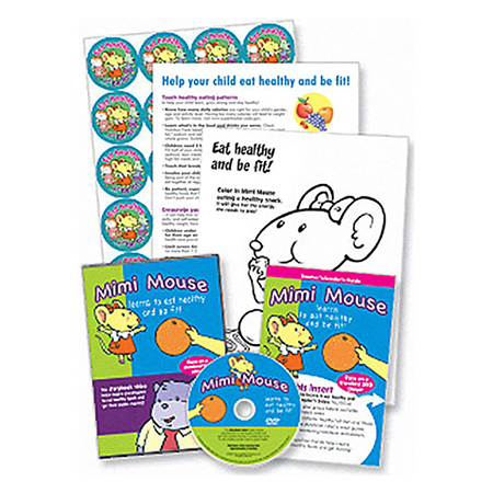 Mimi Mouse Learns To Eat Healthy And Be Fit! DVD