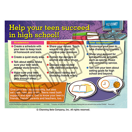 Help Your Teen Succeed In High School! Cling