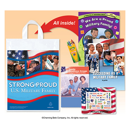 Strong and Proud U.S. Military Family Carry Bag Kit