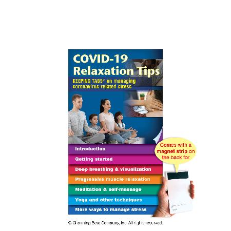 COVID-19 Relaxation Tips – Keeping Tabs® (with magnet)