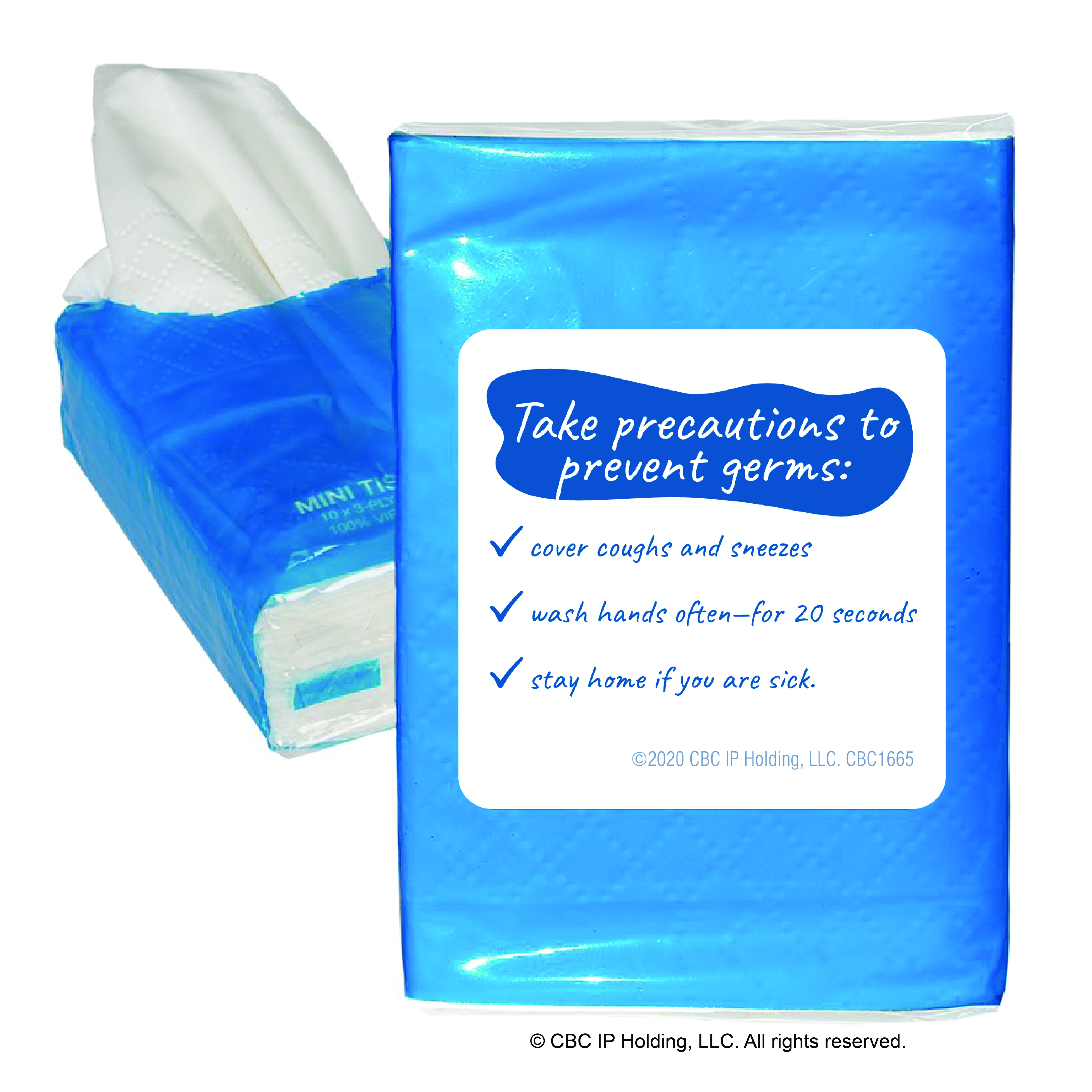 Prevent Germs Tissue Packet