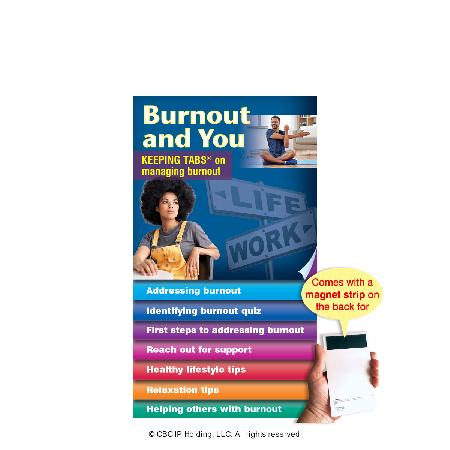 Burnout And You -- Keeping Tabs® (with magnet)