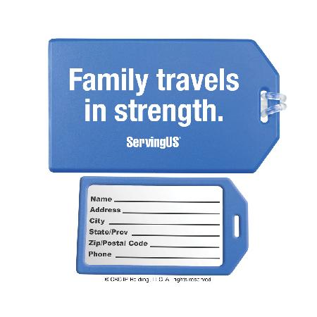 Luggage Tag -- Customize With Your Message