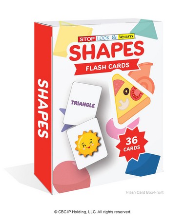 Shapes Flash Cards -- Customize With Your Message
