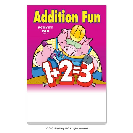 Addition Fun Activity Pad -- Imprint With Your Message