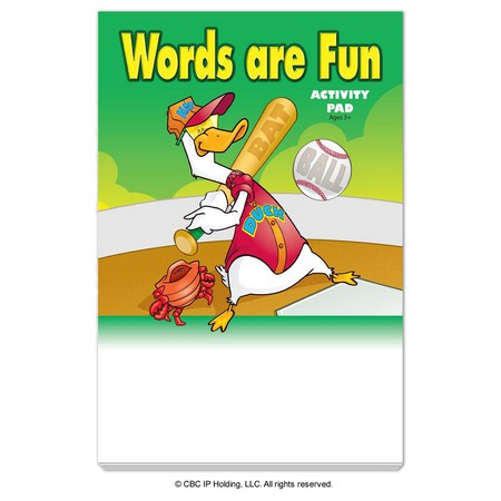 Words Are Fun Activity Pad -- Imprint With Your Message
