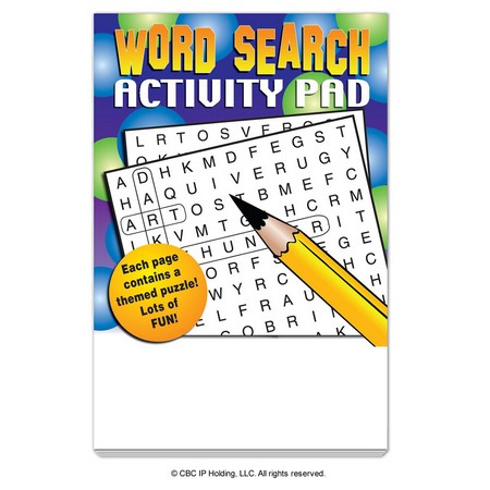 Word Search Activity Pad -- Imprint With Your Message